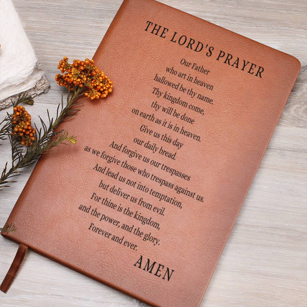 The Lord's Prayer Vegan Leather Journal