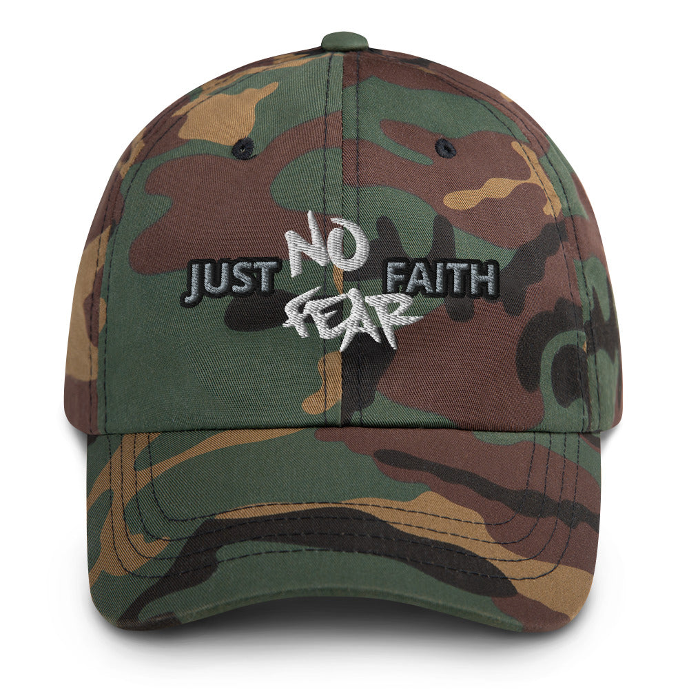 No Fear Just Faith Dad Hat