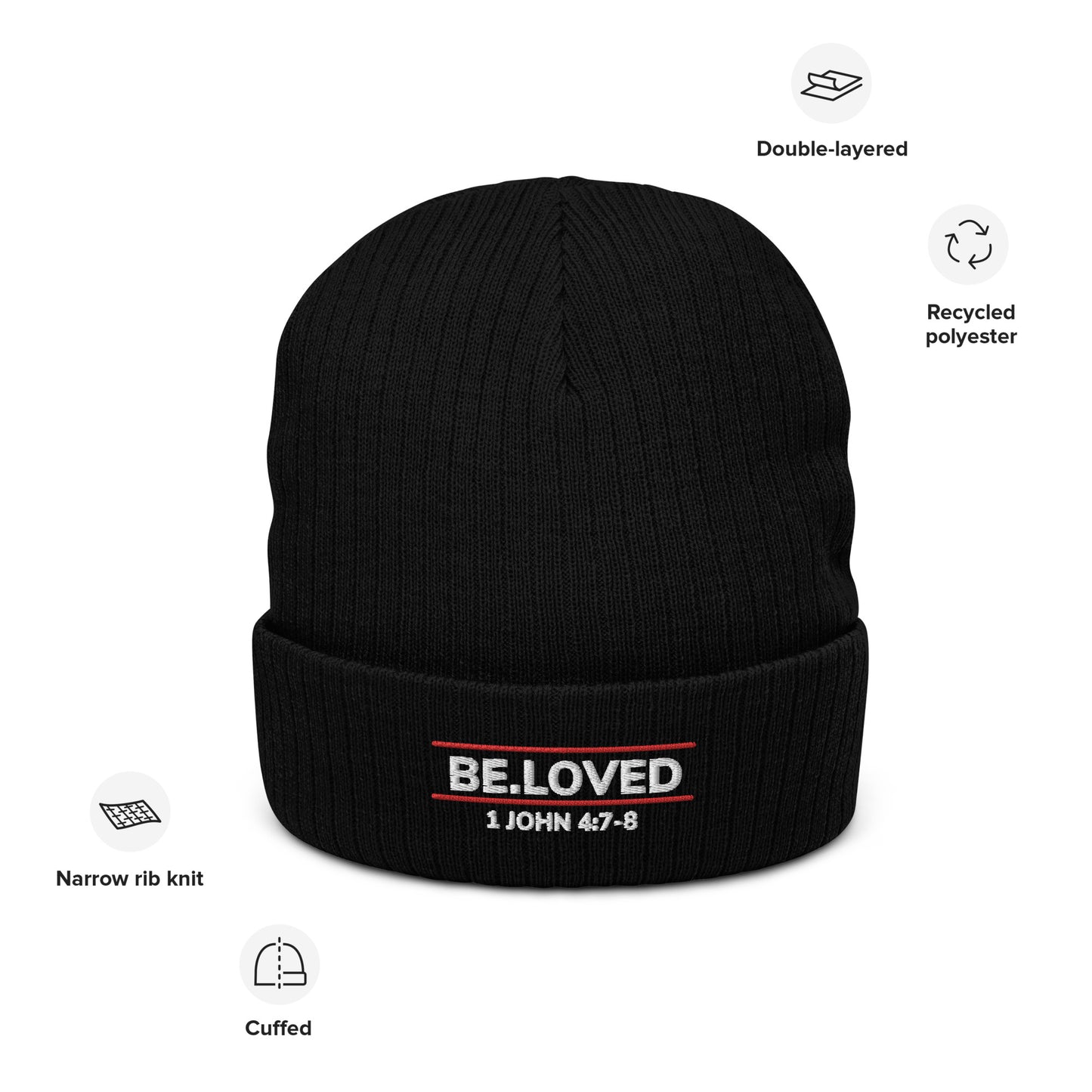 BE.LOVED Ribbed Knit Beanie